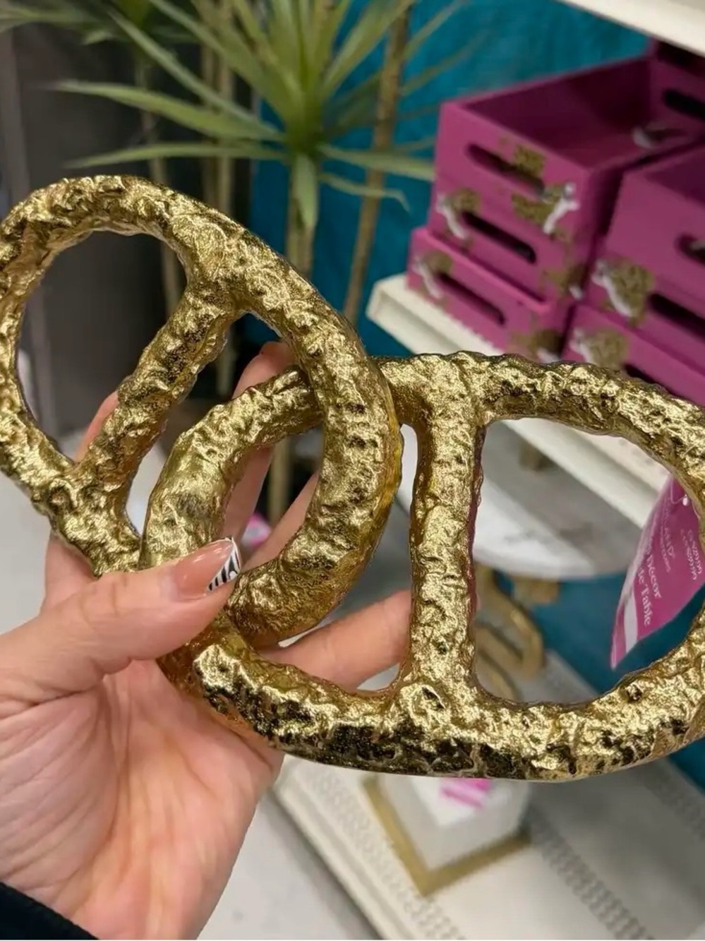 3 sets 11.5" Gold Chain Tabletop Decor by Ashland - - Picture 11 of 11